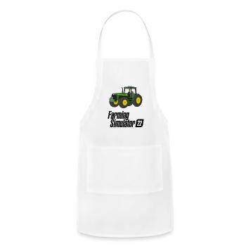farming simulator 22 - Adjustable Apron - white - Front - Julia (174cm)