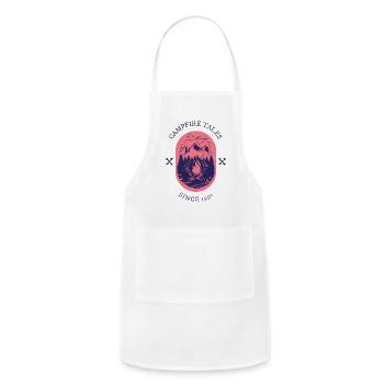Campfire Tales - Adjustable Apron - white - Front - Julia (174cm)