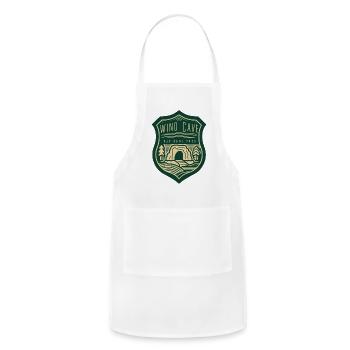 Wind Cave National Park - Adjustable Apron - white - Front - Julia (174cm)