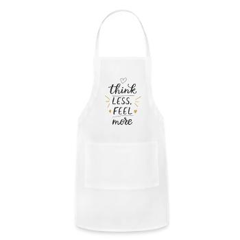 Emotional Intelligence - Adjustable Apron - white - Front - Julia (174cm)