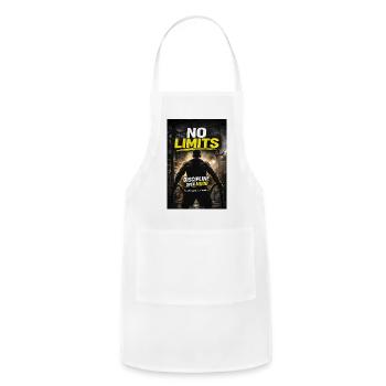 No Limits: Discipline Over Mood - Adjustable Apron - white - Front - Julia (174cm)