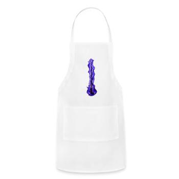 Violet Ember Dagger - Adjustable Apron - white - Front - Julia (174cm)