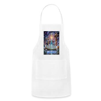 Cosmic Whirlpool Temple - Adjustable Apron - white - Front - Julia (174cm)
