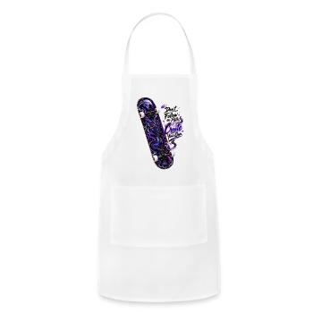 Unique_Skater - Adjustable Apron - white - Front - Julia (174cm)