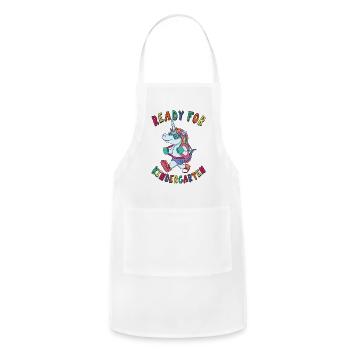 Ready For Kindergarten - Adjustable Apron - white - Front - Julia (174cm)