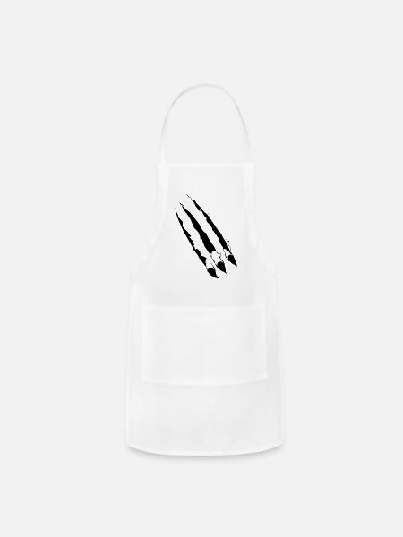 Tiger Hand - Adjustable Apron - white