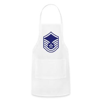usaf_e7_msgt_b NAUTEE.com - Adjustable Apron - white - Front - Julia (174cm)