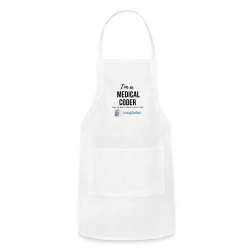Medical Coder This is What Genius Looks Like - Adjustable Apron
