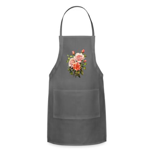 Pink Roses - Adjustable Apron