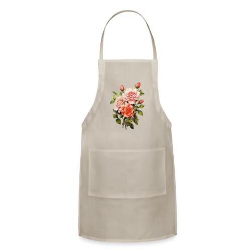 Pink Roses - Adjustable Apron