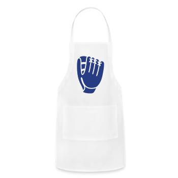 Baseball Glove - Adjustable Apron - white - Front - Julia (174cm)