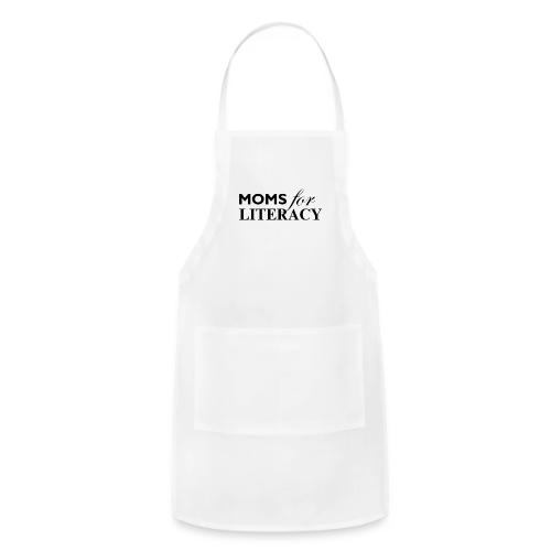 Moms for Literacy BLACK - Adjustable Apron