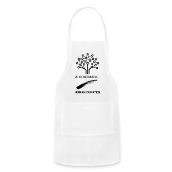 Design image unavailable - Adjustable Apron - white - Front - Julia (174cm)