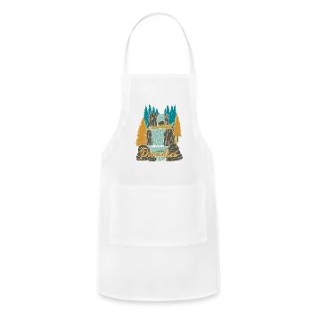 Hidden Paradise - Adjustable Apron - white - Front - Julia (174cm)