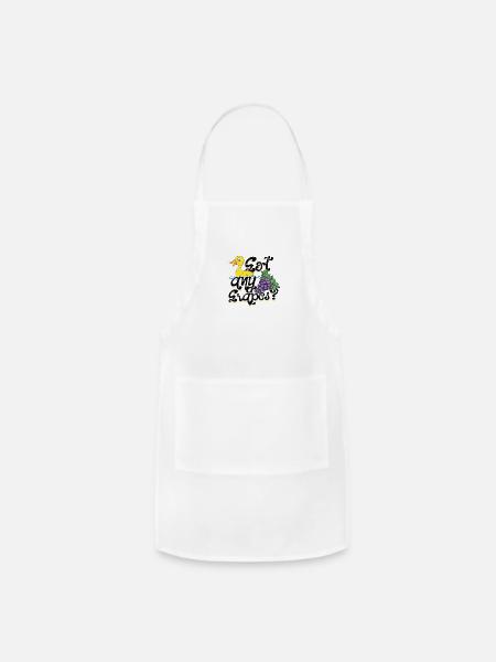Got any grapes - ducky - Adjustable Apron - white