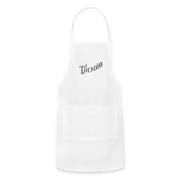 Thembo - gender fluid - Adjustable Apron - white - Front - Julia (174cm)