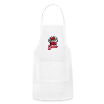Fun Cute Grandmother Humor - Grandparenting - Adjustable Apron - white - Front - Julia (174cm)