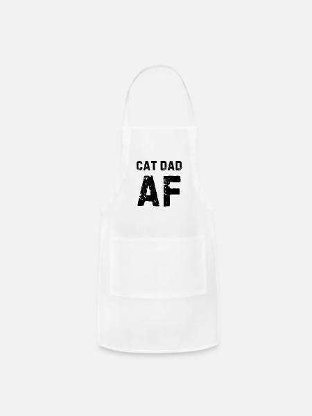 DAD GIFT - Adjustable Apron - white
