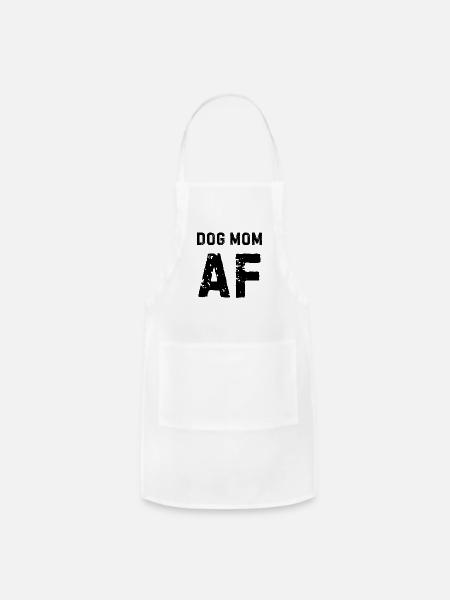 mom gift - Adjustable Apron - white