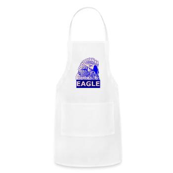 Eagle head - Adjustable Apron - white - Front - Julia (174cm)