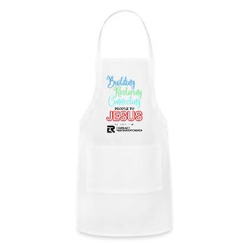 Vision Black - Adjustable Apron - white - Front - Julia (174cm)