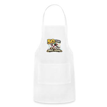 Moo-velous 50 Years - Adjustable Apron - white - Front - Julia (174cm)