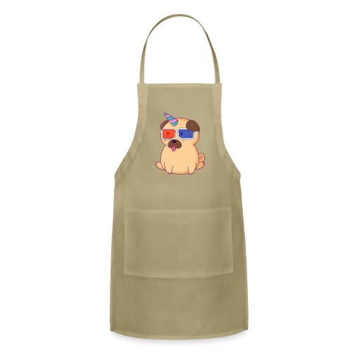 Dog with 3D glasses doing Vision Therapy! - Adjustable Apron