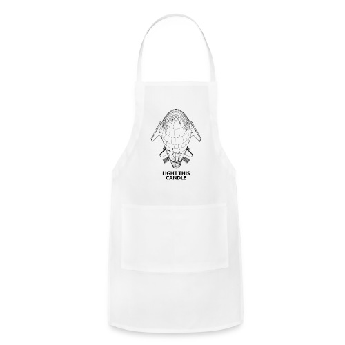 Light This Candle - Black - Adjustable Apron