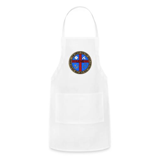 Five Solas Faith Hope Love Shirt–Christian Symbols - Adjustable Apron