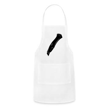 Stanley knife logo cutting - Adjustable Apron - white - Front - Julia (174cm)