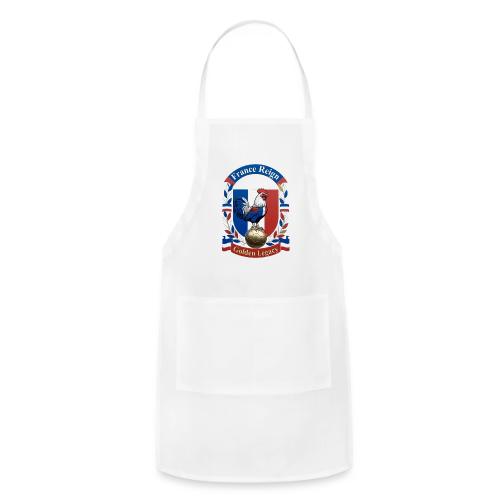 France Rooster Reign T-Shirt, Tricolore Pride Gift - Adjustable Apron