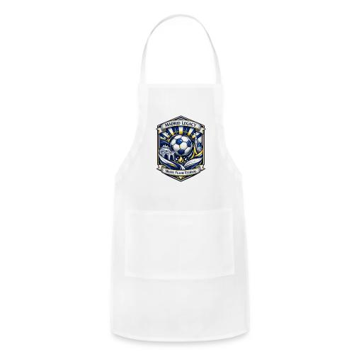 Madrid White Legacy T Shirt, Madrid Fan Gift - Adjustable Apron