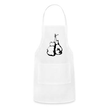 boxing gloves - Adjustable Apron - white - Front - Julia (174cm)