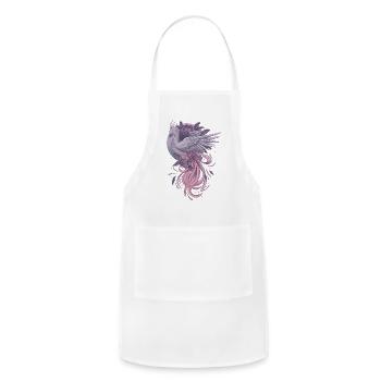 Purple Phoenix - Adjustable Apron - white - Front - Julia (174cm)