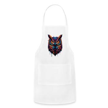 Personalized Family Vacation Product– Custom Name - Adjustable Apron - white - Front - Julia (174cm)