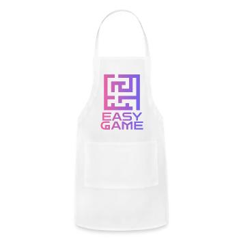 Easy Game Neon Maze - Adjustable Apron - white - Front - Julia (174cm)