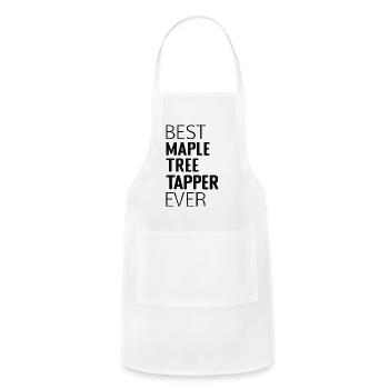 Best Maple Tapping Maple Tree Maple Leaf - Adjustable Apron - white - Front - Julia (174cm)