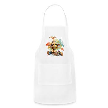 Beach Bug Jim - Adjustable Apron - white - Front - Julia (174cm)