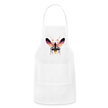 Praying Mantis - Adjustable Apron - white - Front - Julia (174cm)