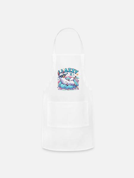 LLAZY - Adjustable Apron - white
