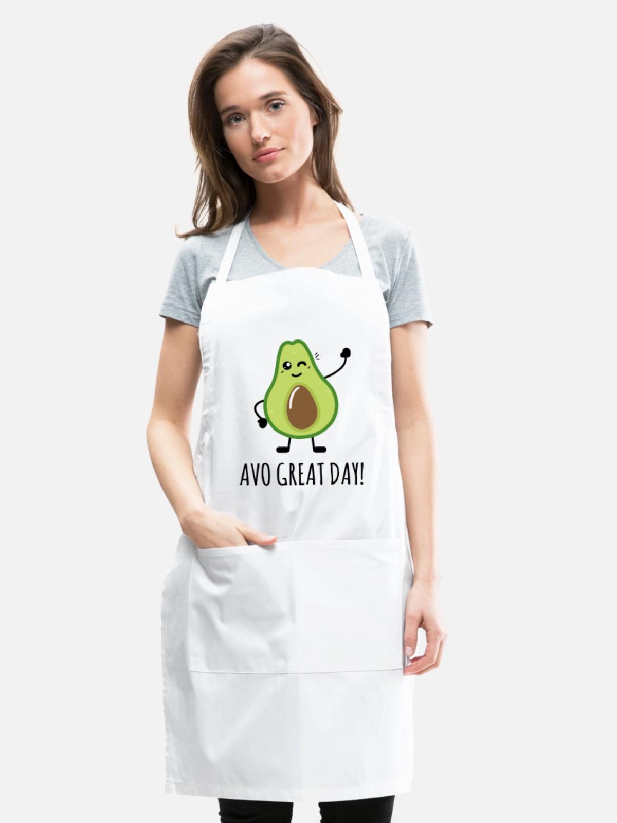Avo Great Day - Adjustable Apron - white - Front - Julia (174cm)