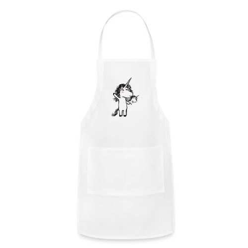 Kaede the Unicorn with his mini friend - Adjustable Apron