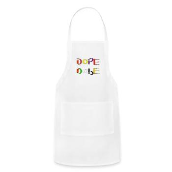 DOPE LABEL - Adjustable Apron - white - Front - Julia (174cm)