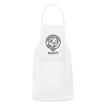 Knight Dagger Crest - Adjustable Apron - white - Front - Julia (174cm)