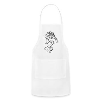 Gear Power - Adjustable Apron - white - Front - Julia (174cm)