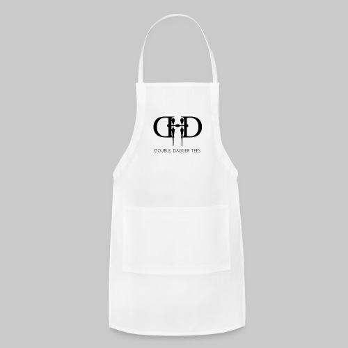 Double Dagger Logo Design on Mens and Womens Shirt - Adjustable Apron