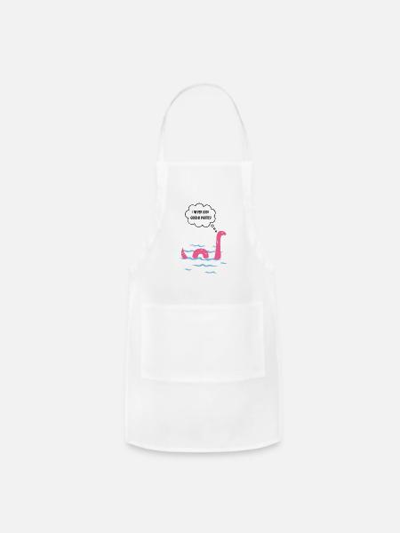 I Never Look Good In Photos - Adjustable Apron - white