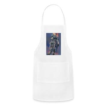 Mechazor The Steely - Adjustable Apron - white - Front - Julia (174cm)