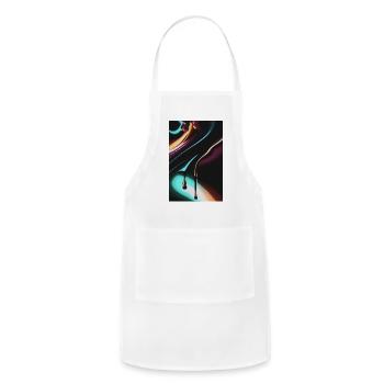 Digital fluid - Adjustable Apron - white - Front - Julia (174cm)