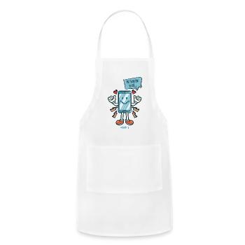 Stop The Scroll Start Living - Adjustable Apron - white - Front - Julia (174cm)